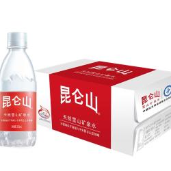 昆仑山 饮用天然雪山矿泉水 含锶弱碱性 350ml*24瓶