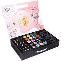 斯纳恩（Snaen）儿童首饰礼盒套装玩具女孩过家家玩具手工串珠