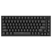 黑爵AK820机械键盘 客制化键盘gasket结构全键热插PC开槽五层消音填充PBT键帽 【有线版】黑色  红轴 白光