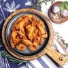 正大食品 鸡叉骨奥尔良鸡架 2斤 油炸小吃冷冻带骨炸鸡