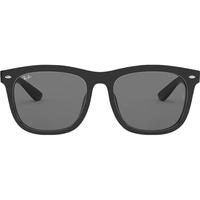 Ray-Ban 雷朋 男女款太阳镜 0RB4260D 601/71 黑框绿片 57mm