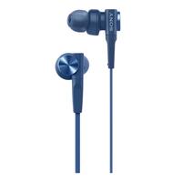 SONY 索尼 MDR-XB55 入耳式有线耳机 蓝色 3.5mm