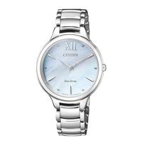 CITIZEN 西铁城 L花语风吟系列 32.5毫米光动能腕表 EM0550-83N