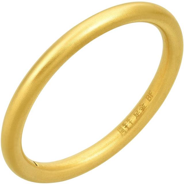 周生生 Chow Sang 周生 Fingers Play 指玩 系列 92293R 女士素圈足金戒指