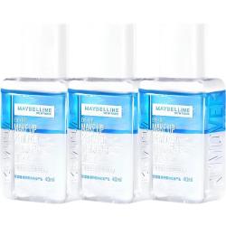 美宝莲 卸妆水眼唇卸妆液卸妆油温和40ml*3