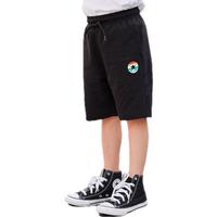 Converse 匡威童装男童纯棉短裤夏季儿童休闲运动五分裤 正黑色 160 /69 【身高158-170cm】 160/69(XL)