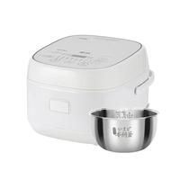 东芝白珍珠0涂层电饭煲家用3-6人316L不锈钢IH煮饭锅4升容量米汤分离一级能效 低糖鲜饭煲 纯白 4L RC-15HOVC(W)
