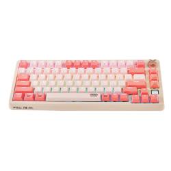 CHERRY PIXIU 75 81键 三模机械无限键盘 混天绫 红轴 RGB LED显示屏