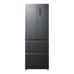 美菱 BCD-400WP9CZX 底部散热超薄嵌入式 400L 灰色 多门冰箱