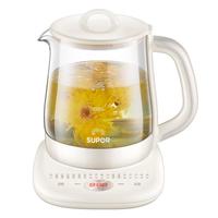 苏泊尔(SUPOR)养生壶 316L不锈钢 1.5L煮茶器花茶壶 恒温水壶烧水壶电热水壶 办公室保温煮茶壶 SW-15YJ03 【升级】18大菜单316L不锈钢 1.5L