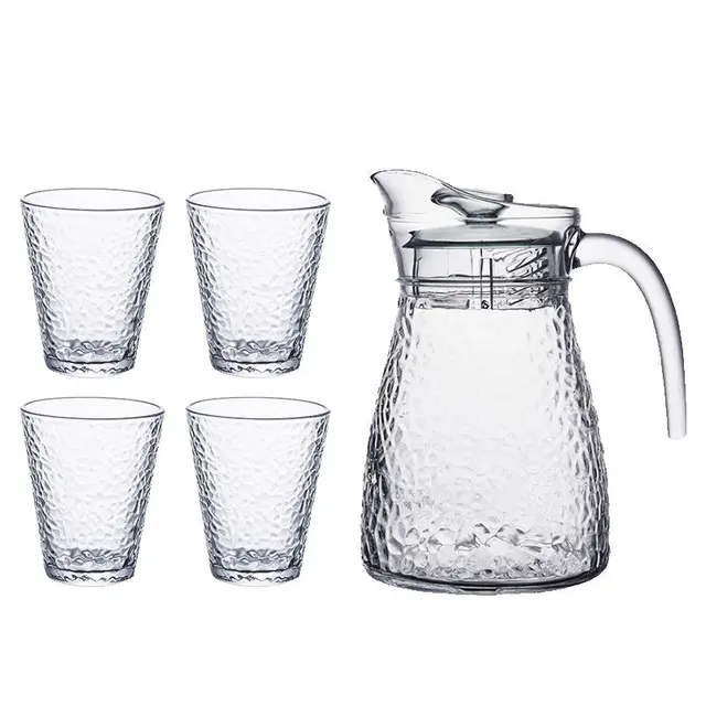 LOVWISH 乐唯诗 锤纹冷水壶 1壶4杯
