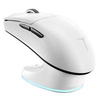 雷神 ML903 三模无线鼠标 26000DPI 白色 RGB+4K 充电座