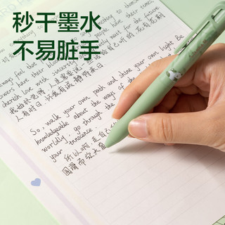  deli/得力 秒干墨水 中性笔  黑色 4