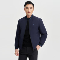 才子(TRIES)夹克男外套春秋季上衣男士简约纯色棒球服立领商务中青年行政风