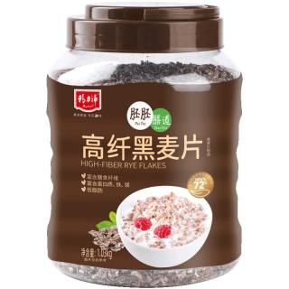 精力沛 高纤黑麦片 &1030g/罐 营养低脂肪高蛋白 &代餐健身即食燕麦无加蔗糖