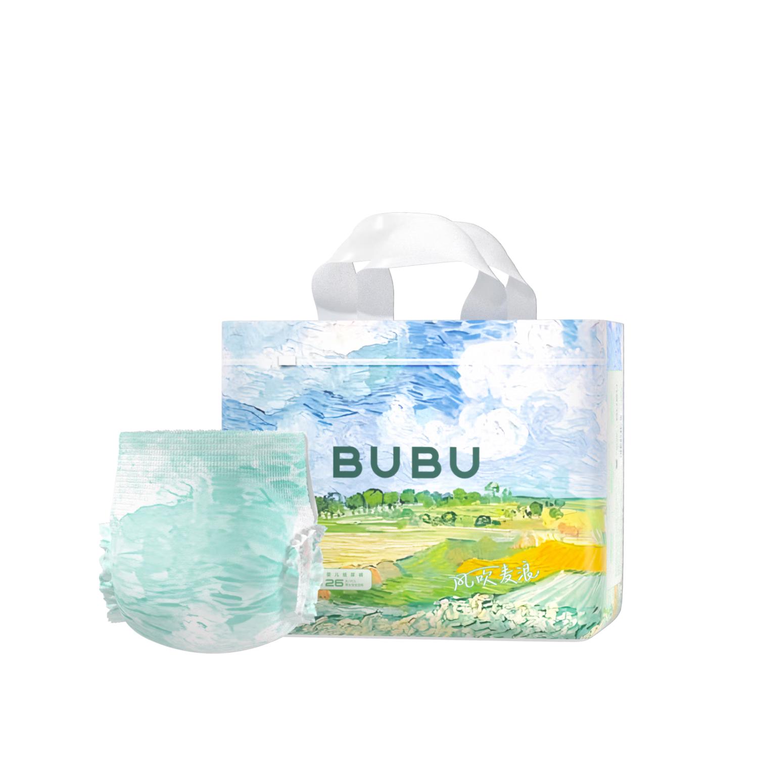  BUBU 超薄透气 儿童拉拉裤  风吹麦浪拉拉裤XXL码26片 通用 XXL