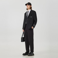 卡宾男装条纹休闲西服23秋新款LOGO章仔外套商场同款B2233133005 01