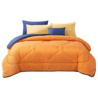 馨而乐（Bravo）富安娜吸湿发热纤维被子双人四季被芯 约4.3斤 203*229cm 橙 【发热四季被】橙 (升级A类面料)