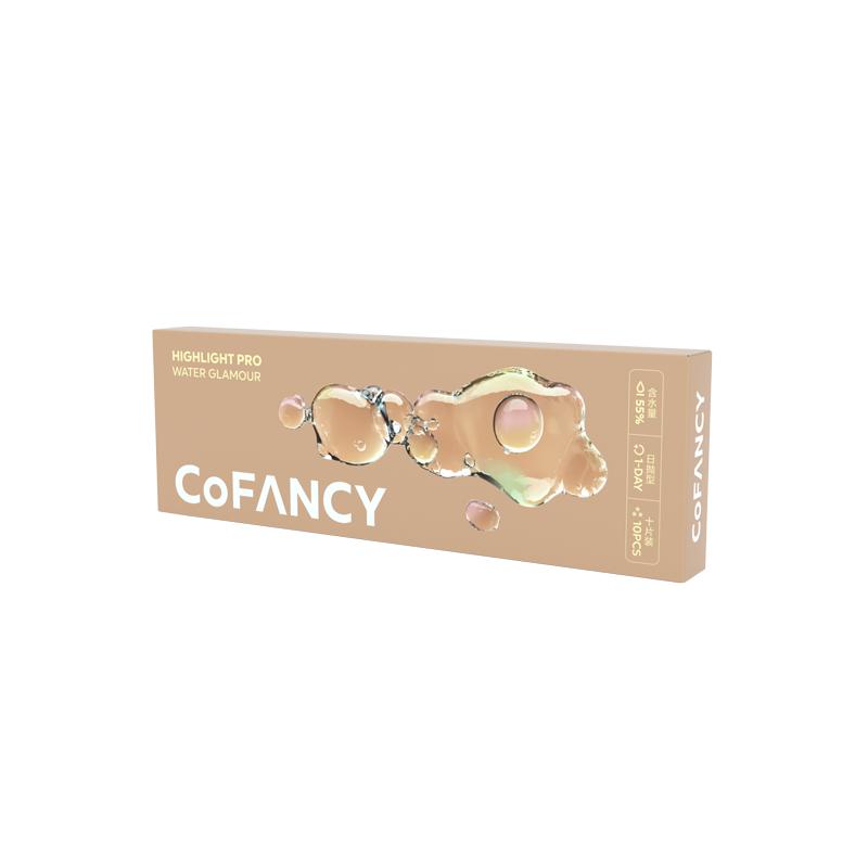 COFANCY可糖日抛10片高光芭比冰滴黑茶格陵兰苔原美瞳隐形眼镜