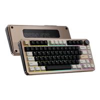 达尔优dareu A75 HE 铝合金CNC磁轴键盘机械键盘75配列游戏电竞8000hz轮续率RT可调节键程无畏契约CSGO 纯白陶瓷-铝合金电泳（磁玉轴PRO）RGB