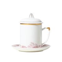 小罐茶茶具陶瓷茶杯商务会议杯水杯杯子听涛会议杯360m白金 听涛会议杯-白金色 360ml