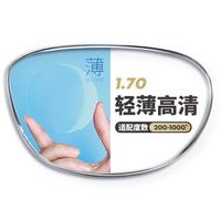 winsee 万新 TAF4029SV 银色钛金属眼镜框+1.70折射率 非球面镜片