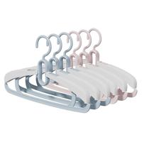 晟旎尚品 儿童衣架婴儿晾衣架宝宝衣架挂衣服防滑可伸缩晒衣服撑子 10只装 【宝宝习惯养成】收纳衣物可伸缩