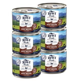 ZIWI 滋益巅峰 猫主食罐头185g*6罐牛肉味主食湿粮成猫幼猫通用新西兰原装进口