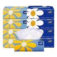 得宝(TEMPO)抽纸巾软抽面巾纸Mini4层加厚80抽18包整箱卫生纸餐巾纸擦手纸 得宝抽纸 8包/提装