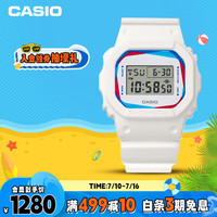 CASIO 卡西欧 G-SHOCK 男士运动电子表 DWE-5600PR-2 49.3mm
