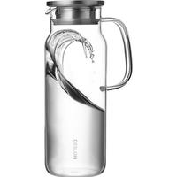 手工吹制大容量1.8L高硼硅凉水壶耐高温玻璃水壶冷水壶家用