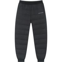 波司登(BOSIDENG)儿童羽绒裤90绒男女童5A抗菌三防轻量保暖耐磨外穿裤T30133540E 黑色8056【5A抗菌绒】 140 /60 140/60