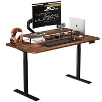 Brateck 北弧 K1-BS 电动升降桌 曜岩黑 118cm 极速版