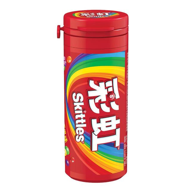绿箭 彩虹糖原果味30g瓶装 儿童零食喜糖糖果零食新年过年年货