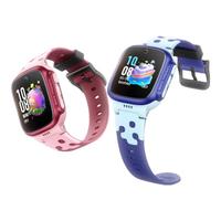 小天才电话手表D3S智能电子儿童电话手表GPS定位运动防水4G视频通话男表女表数码儿童表 D3S绯云红+星河紫表带