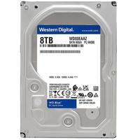 西部数据 WD80EAAZ CMR垂直 8TB SATA3 台式机机械硬盘