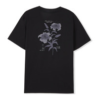 卡宾男装 索罗那凉感T恤2023夏新款水彩花卉刺绣短袖无性别上衣A 01