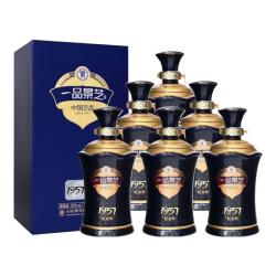 景芝 一品景芝芝麻香型白酒 婚宴箱装白酒 53度 500mL 6瓶 1957纪念版整箱装