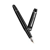 MONTBLANC 万宝龙 钢笔 大班系列 P145 黑色 F尖 单支装