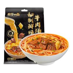 有你一面 秘制鲜烧牛肉汤面420g红烧牛肉面大块牛肉方便面条速食