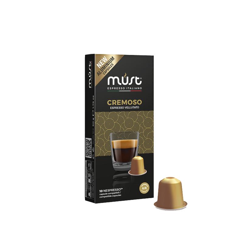 LOOCI意大利纯意式浓缩胶囊咖啡金标十颗装50G/盒Nespresso机适用 【意式醇香】金标意式浓缩胶囊