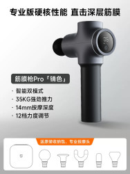 MIJIA 米家 Pro 筋膜枪 米家筋膜枪Pro 35KG推力/LED数字屏显/12档调节