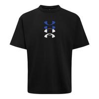 安德玛（UNDERARMOUR）春夏Graphic男子印花运动休闲短袖T恤6007603 黑色001 2XL