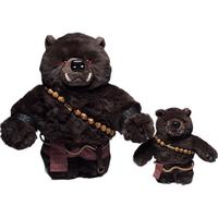 黑神话 BLACKMYTH毛绒黑熊精摆件 棕黑色黑神话 BLACKMYTH悟空周边 同款玩具玩偶公仔书包挂饰钥匙扣