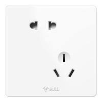 BULL 公牛 G12Z223A 斜五孔插座 象牙白