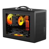 PowerTrain 动力火车 未知玩家P60星空黑typeC itx桌面手提台式小机箱mini主机电脑立体风道散热