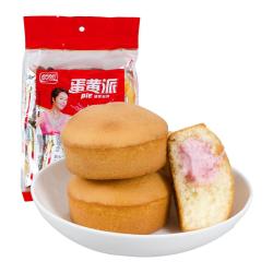 盼盼 蛋黄派瑞士卷老面包 营养早餐代餐零食面包蛋糕糕点休闲食品多样 蛋黄派（草莓味）180g