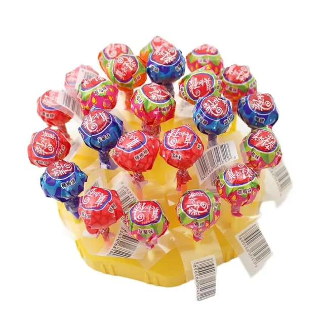 真知棒 棒棒糖组合装 4口味 1.02kg（草莓味+荔枝味+香橙味+蓝莓味）