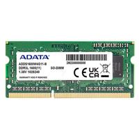 ADATA 威刚 万紫千红系列 DDR3L 1600MHz 绿色 笔记本内存 4GB