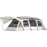 MOBI GARDEN 牧高笛 揽盛4杆 梯型隧道帐篷 NX21561042 晨雾白 680*340*210cm 8人